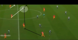 パレデス:ミッドフィルダーの技術:右サイドで時間を作っている間に左サイドの形作り